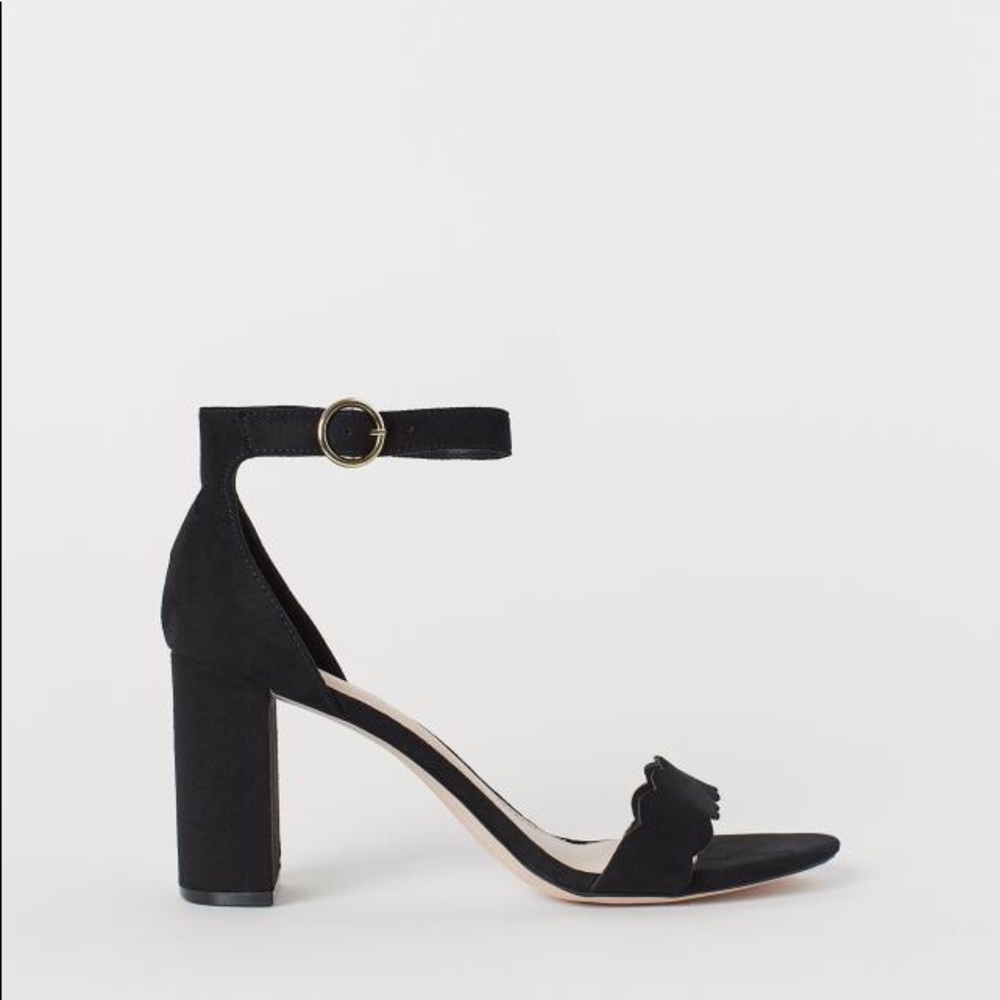 Black Block Heels